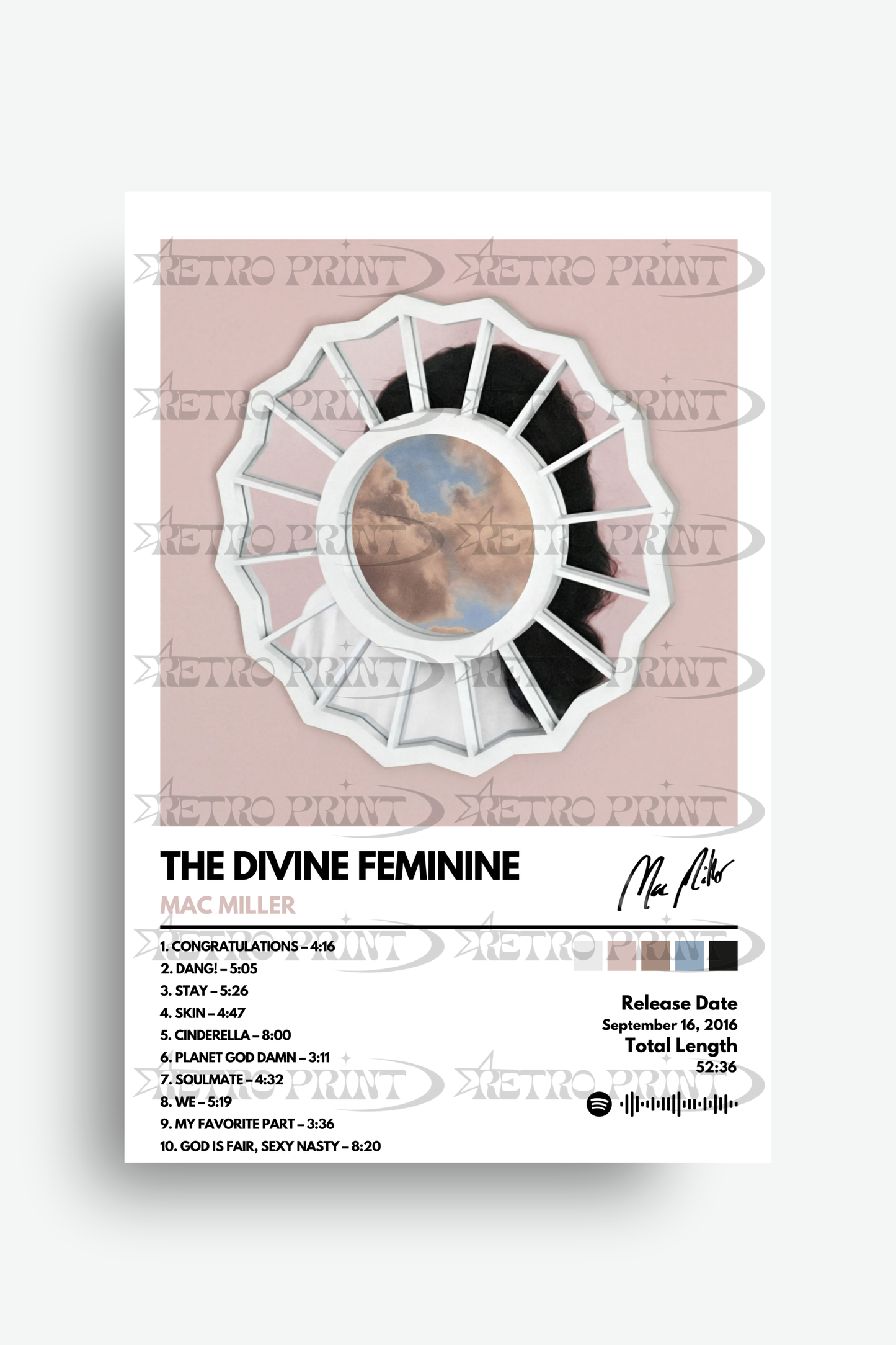 The Divine Feminine Album Poster – Mac Miller