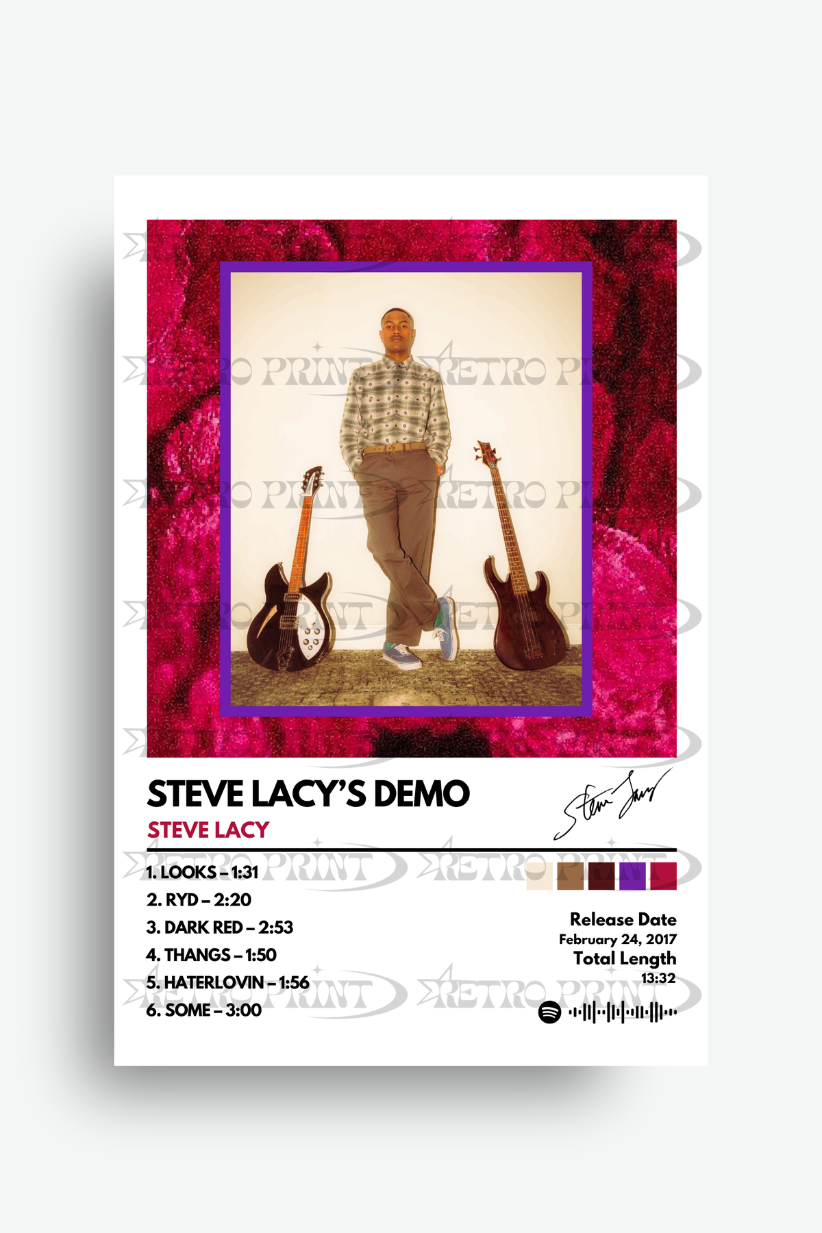 Steve Lacy's Demo – Steve Lacy - Retro Print