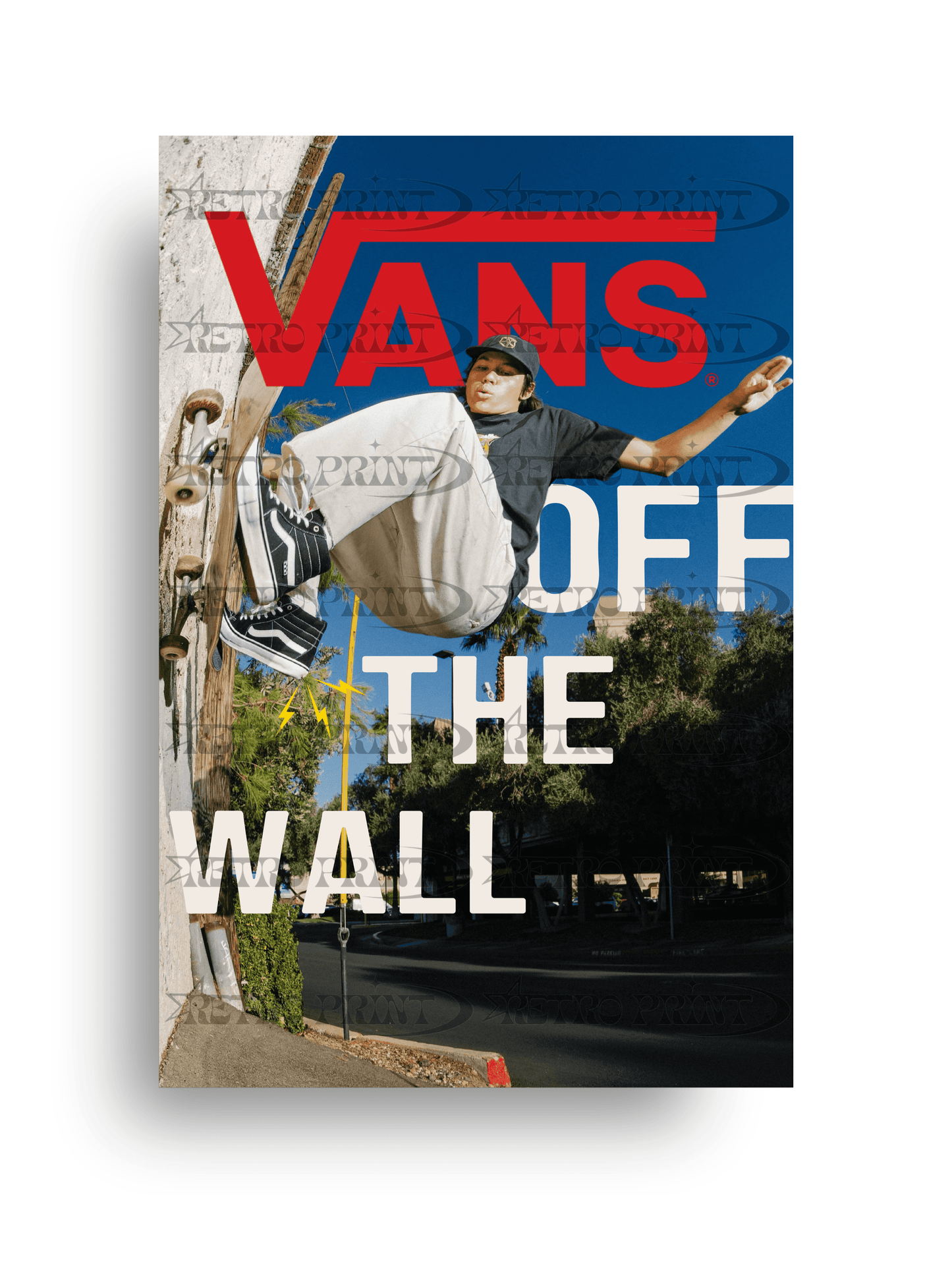 Vans Off the Wall Poster Retro