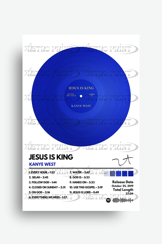 Jesus Is King Album Cover Poster – Kanye West