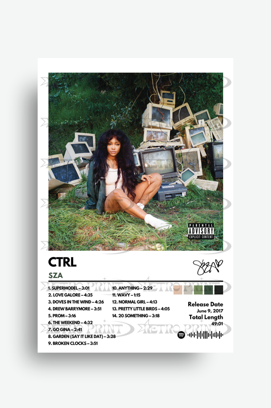 Ctrl Album Poster – SZA
