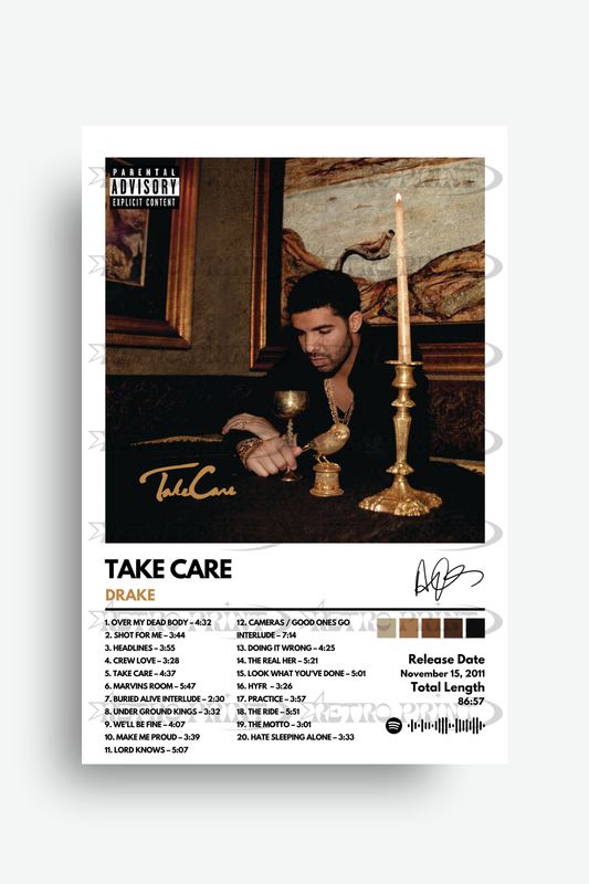 Take Care Album Poster – Drake