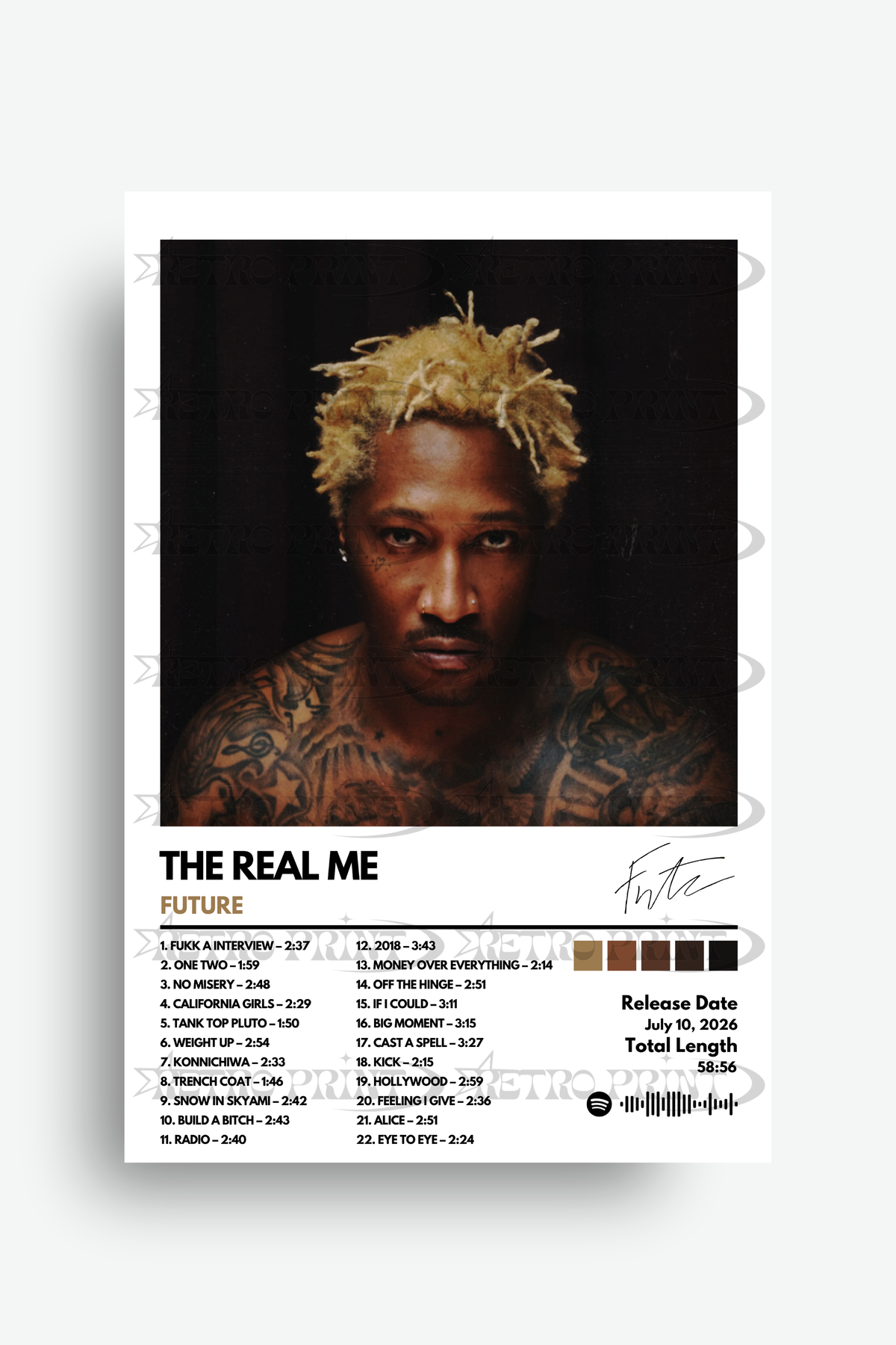 The Real Me – Future - Retro Print