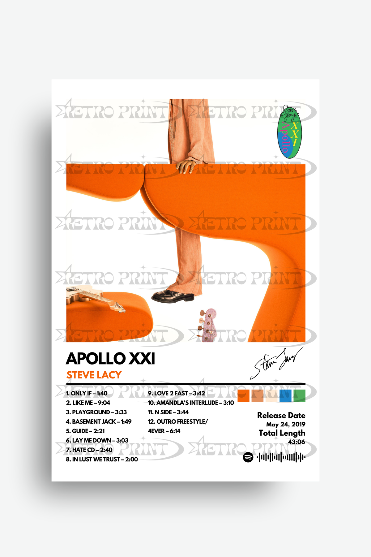 Apollo XXI – Steve Lacy - Retro Print