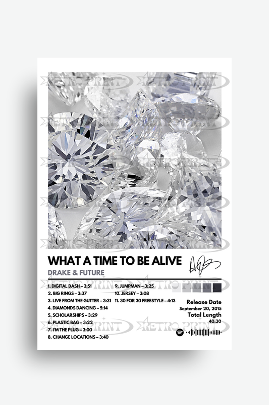 What A Time To Be Alive Album Poster – Drake