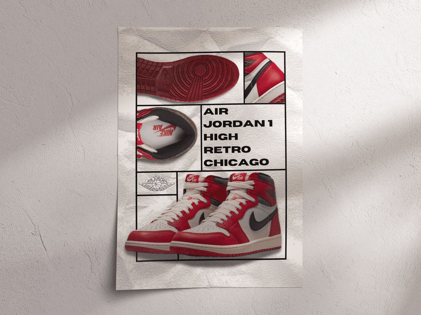 Air Jordan 1 High Retro Chicago – Nike Air Jordan Poster