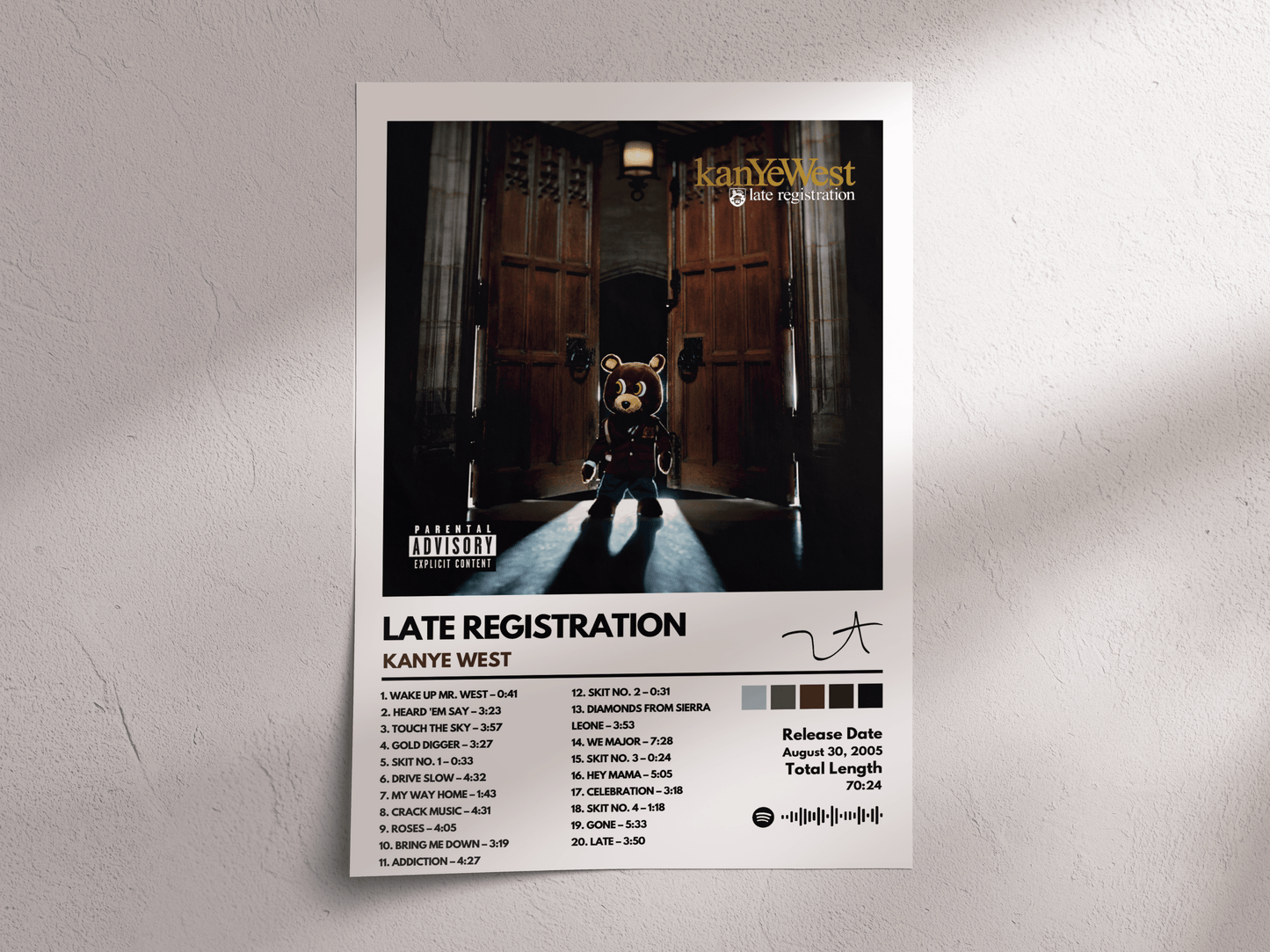 Late Registration Album Cover Poster – Kanye West