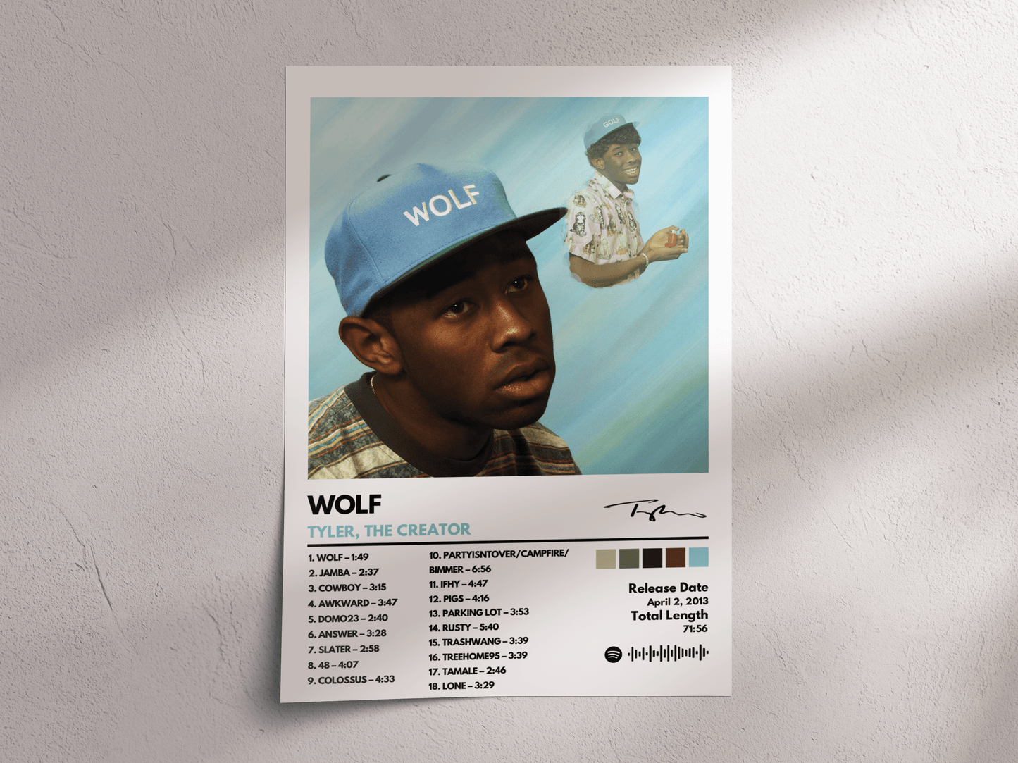 Wolf Album Cover Poster – Tyler, the Creator