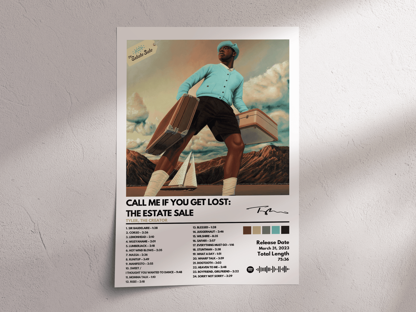 Call Me If You Get Lost: The Estate Sale Album Cover Poster – Tyler, the Creator