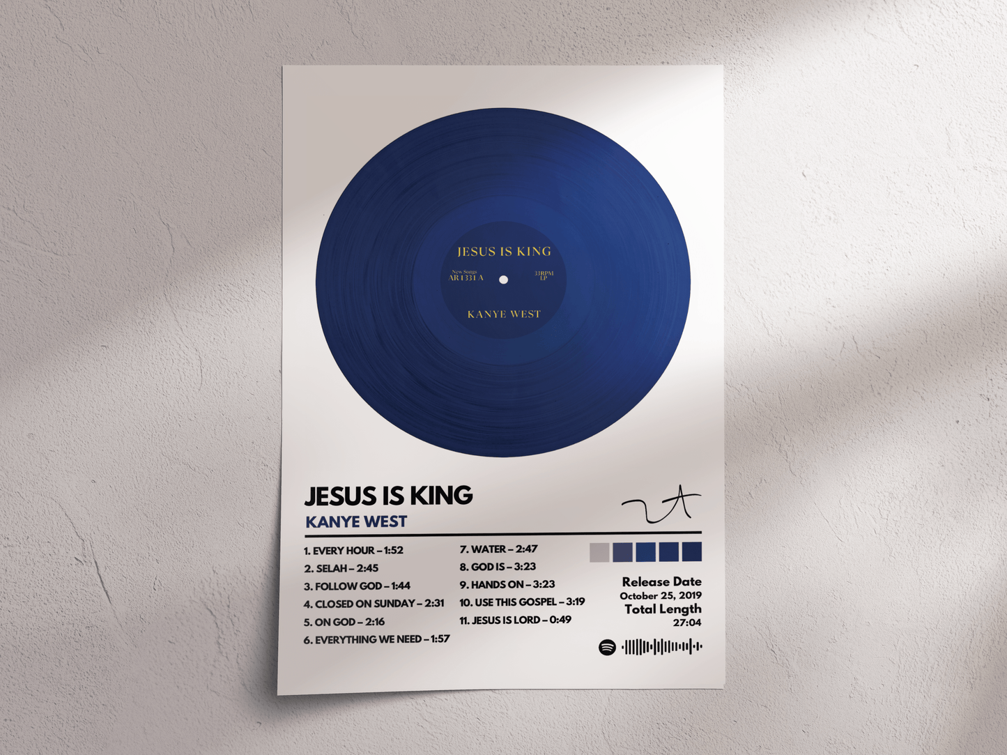 Jesus Is King Album Cover Poster – Kanye West